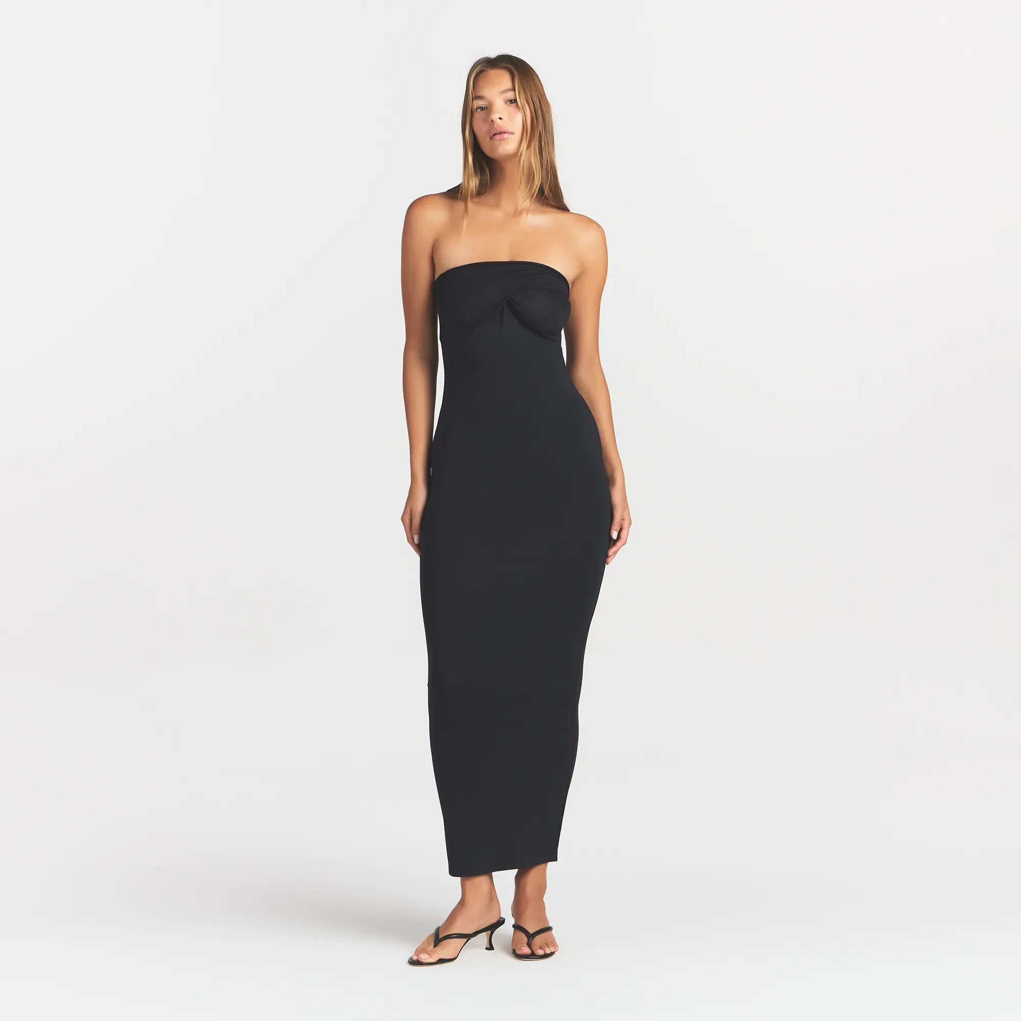 Smooth Layers Convertible Long Dress