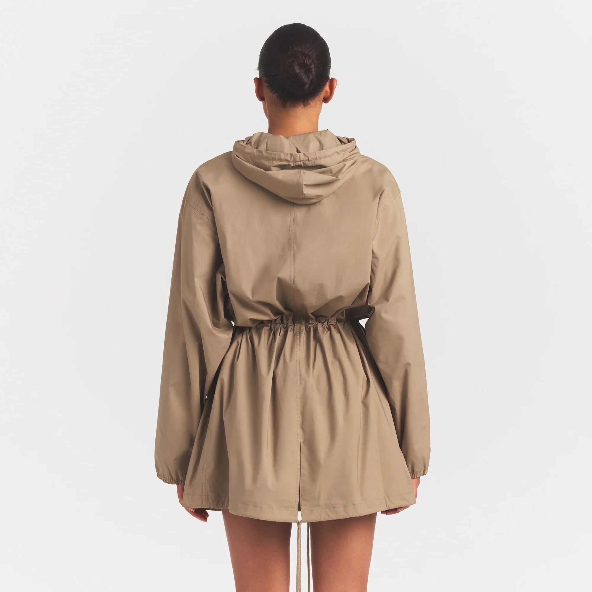 Woven Cotton Oversized Anorak