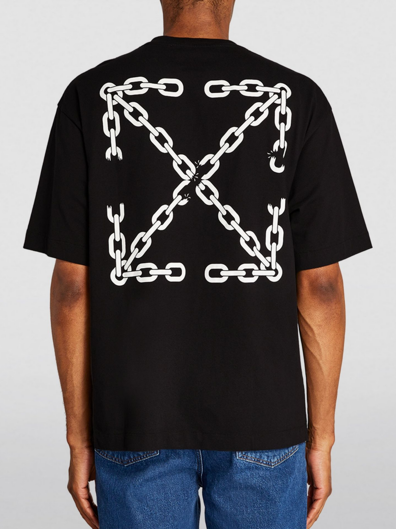 Off White OFF-WHITE CHAIN ARROW TEE BLACK - Size: XS T-Shirts | Shop From The Mirage
