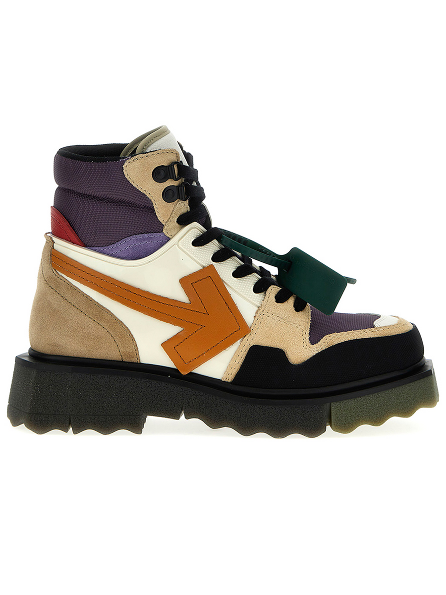 Off White OFF-WHITE HIKING SPONGE BOOTS MULTI - Size: UK 5 Sneakers | Shop From The Mirage