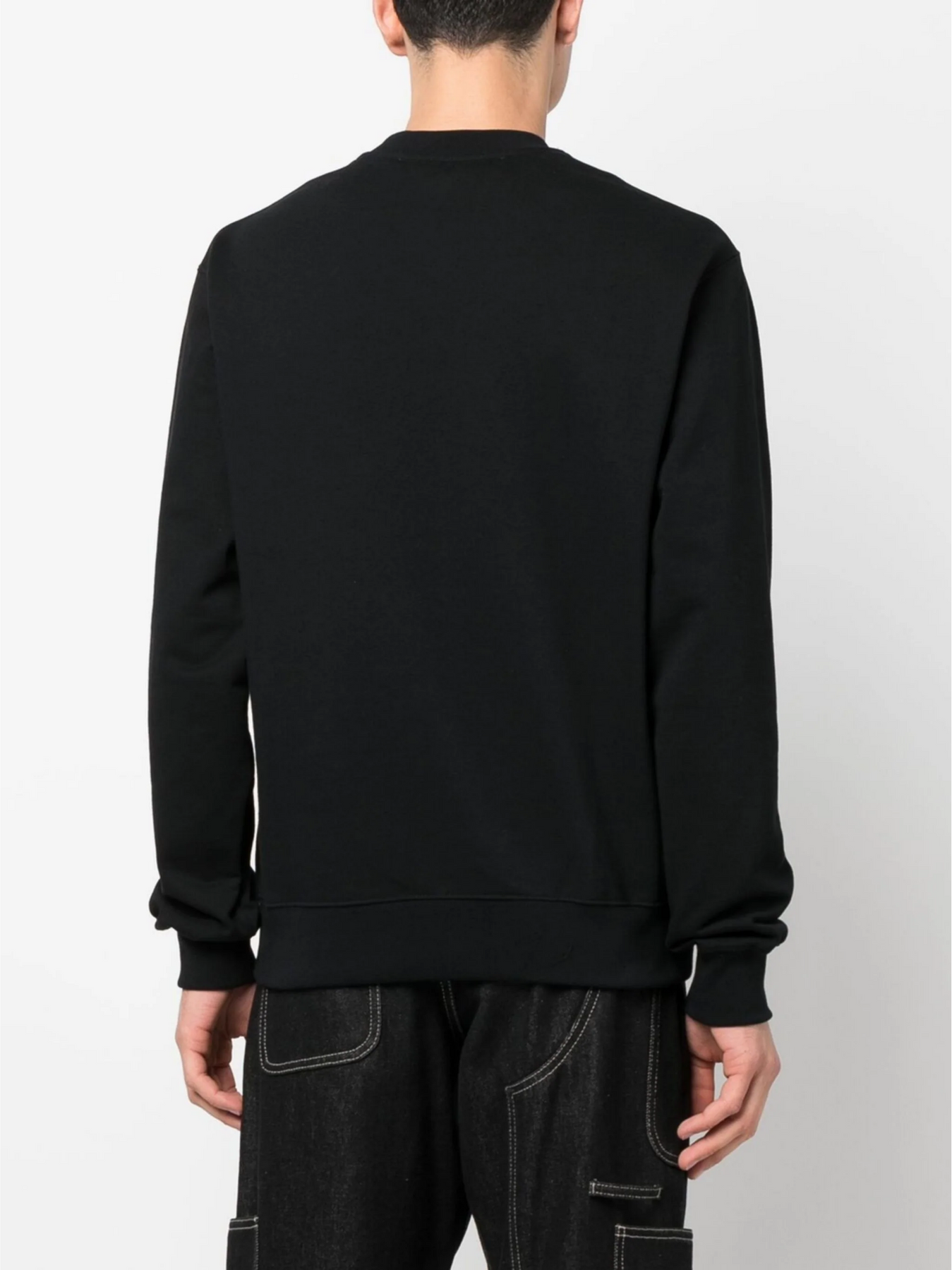 Off White OFF-WHITE VARSITY PATCH SWEATSHIRT BLACK - Size: S Sweatshirts | Shop From The Mirage