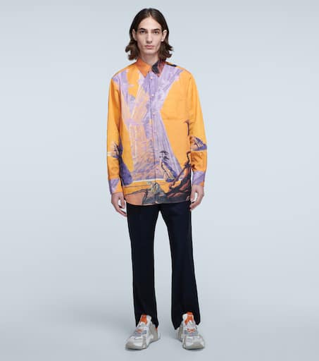 Valentino Yellow City shirt