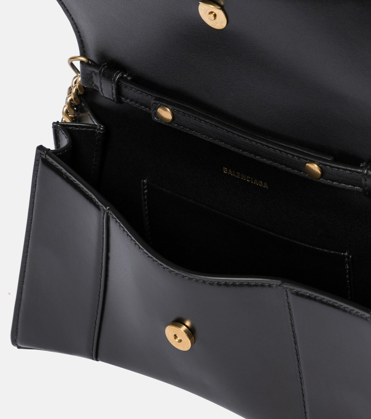 Balenciaga Hourglass leather shoulder bag