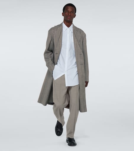 Double-breasted VLTN Times coat