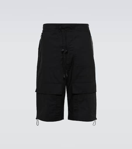 Cotton drawstring shorts