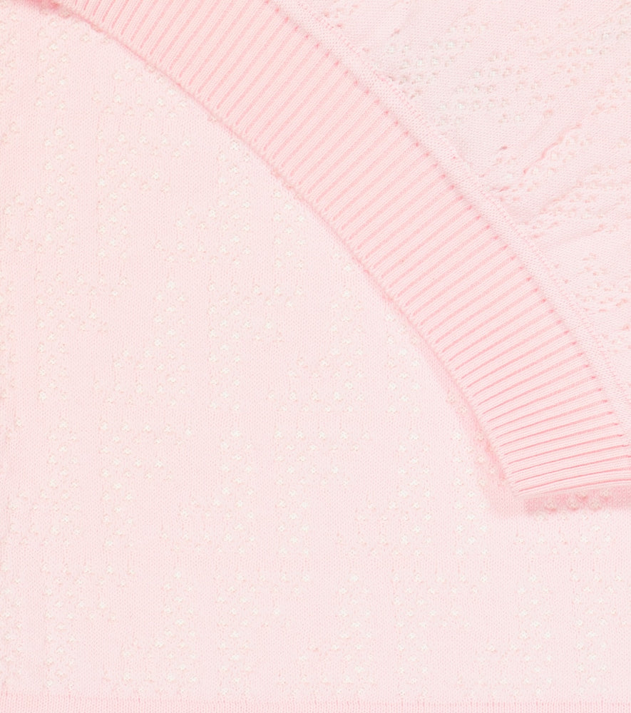 Pointelle cotton skirt