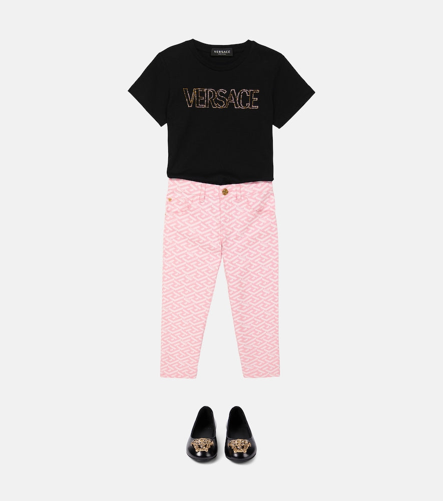 La Greca printed jeans