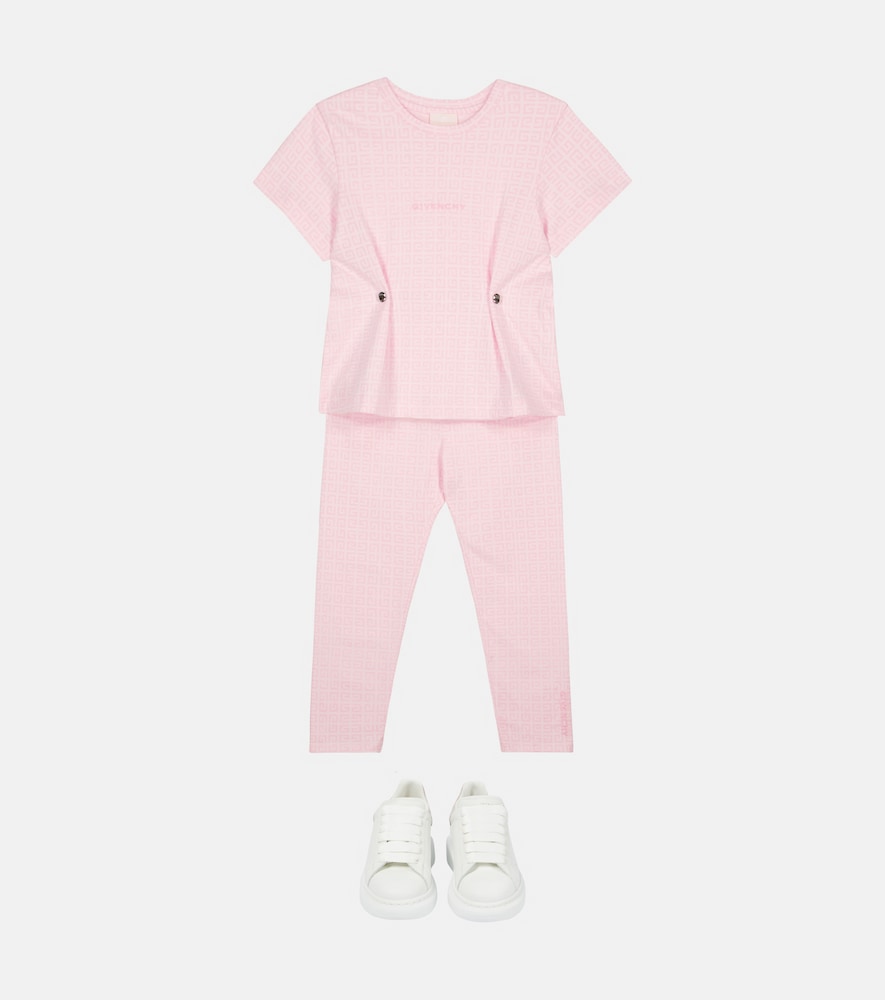 Logo cotton leggings