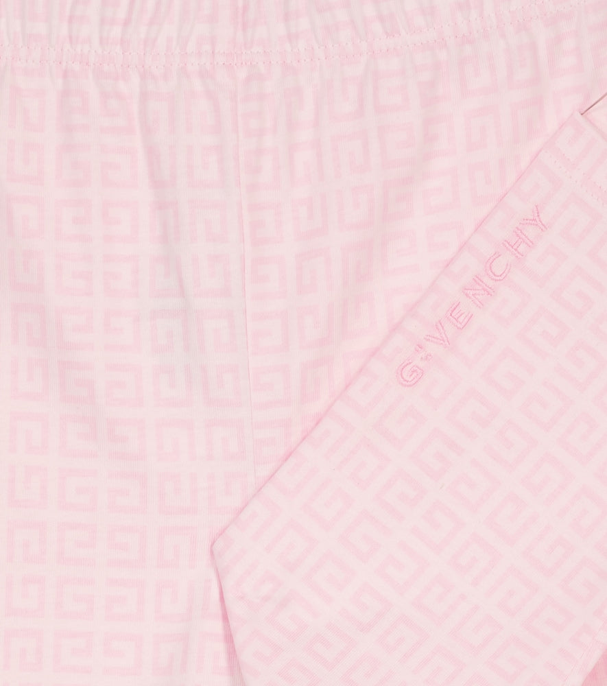 Logo cotton leggings