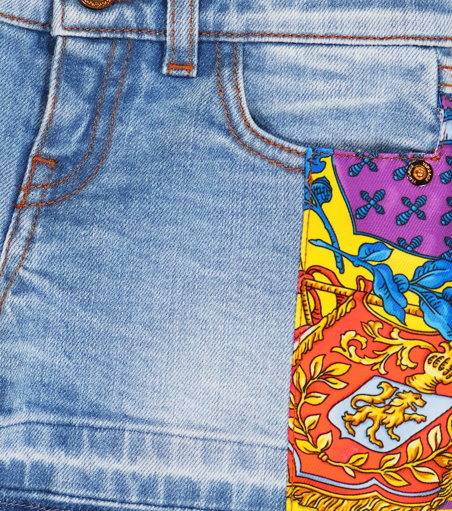 Royal Rebellion denim shorts