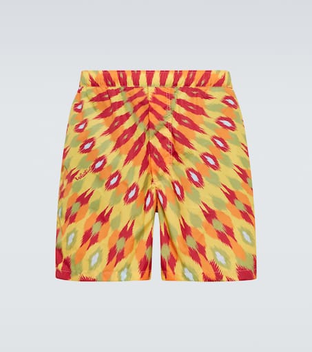 Printed swim trunks