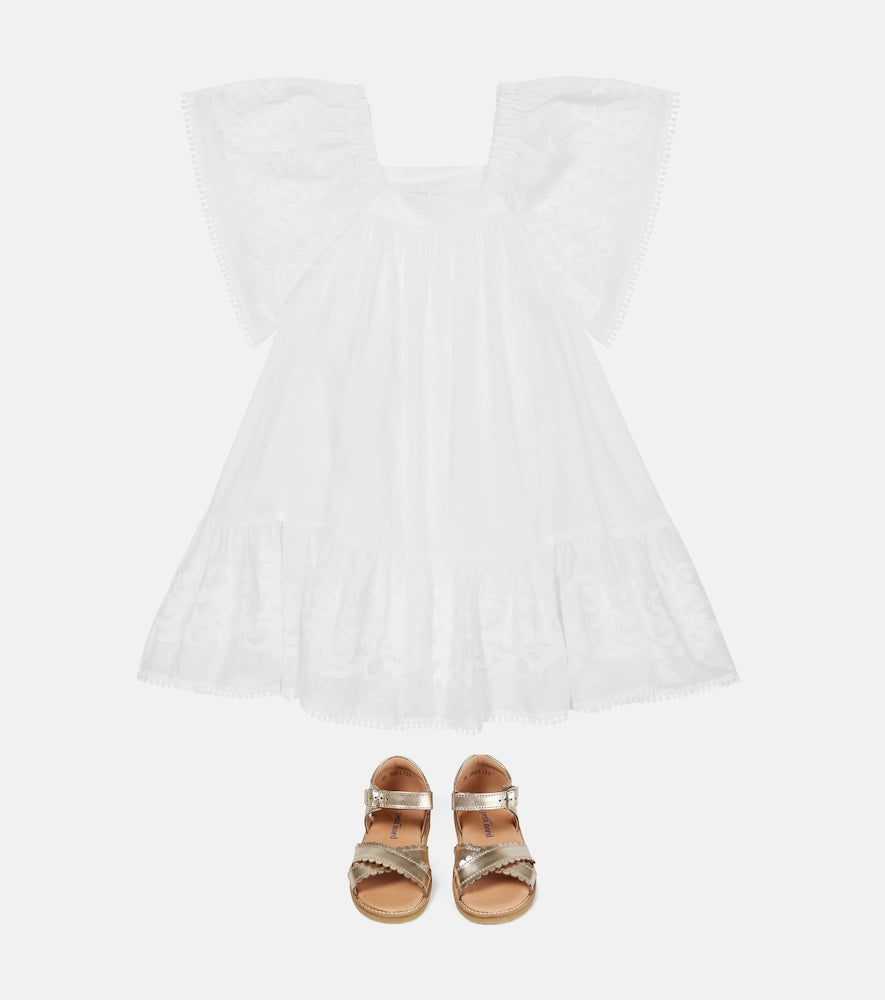 Anneke embroidered cotton dress