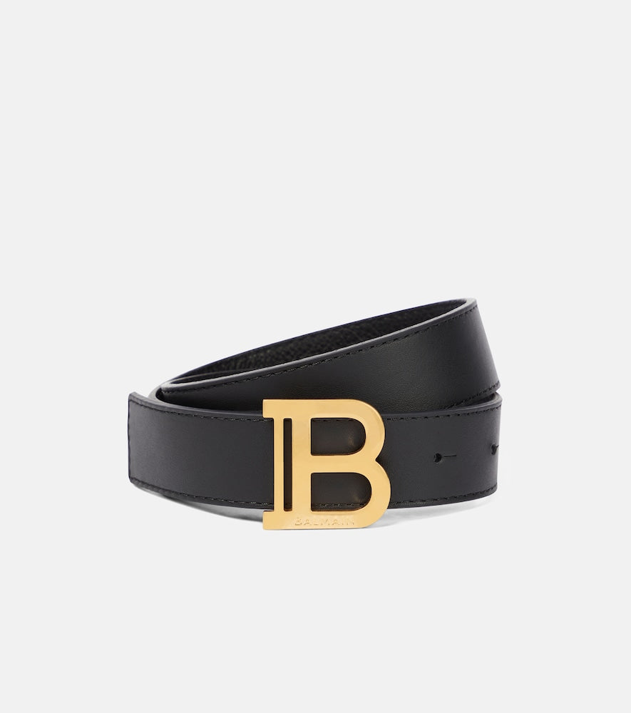 Leather belt