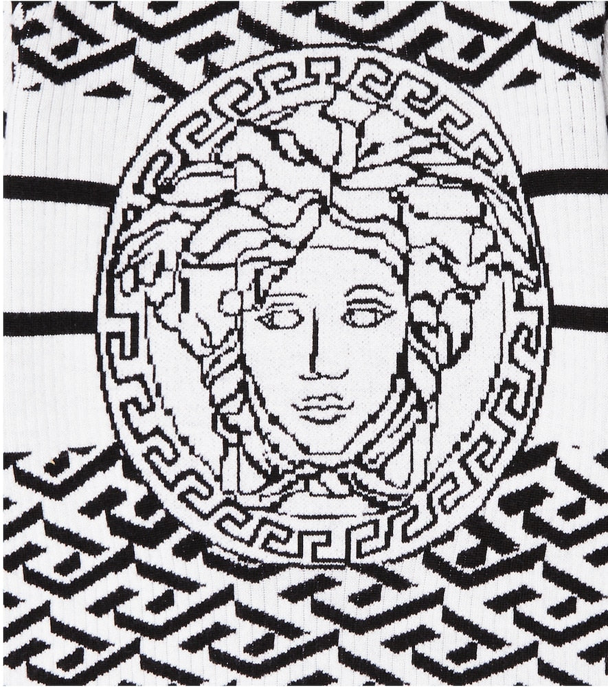 Medusa intarsia wool sweater