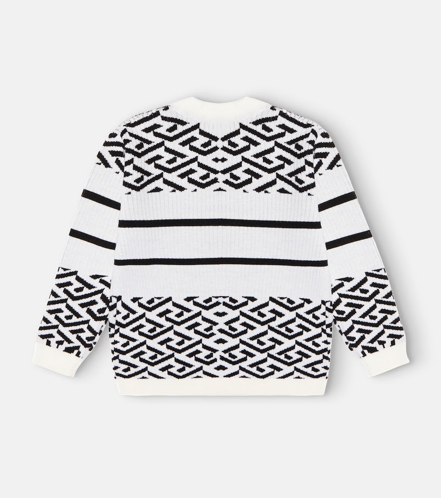 Medusa intarsia wool sweater