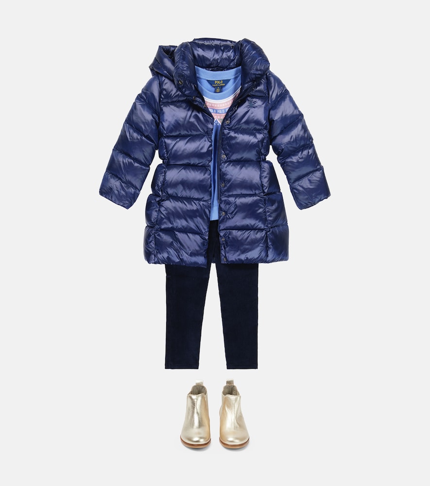Quilted puffer coat