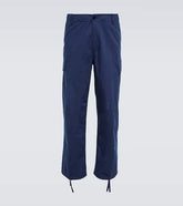 Straight cotton cargo pants