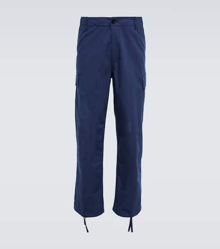 Straight cotton cargo pants