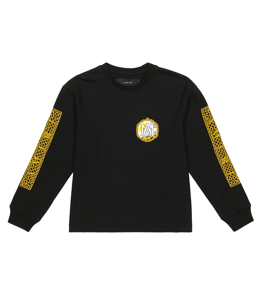 Printed long-sleeve T-shirt