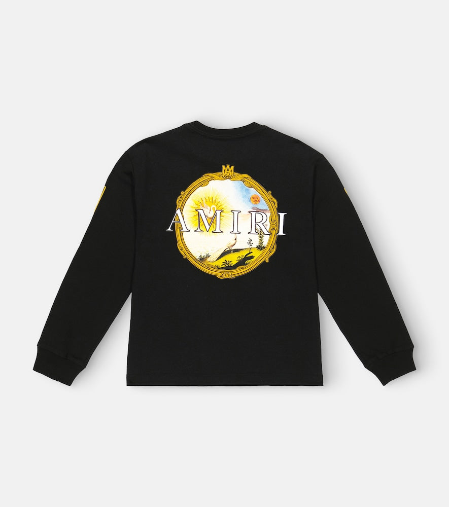 Printed long-sleeve T-shirt