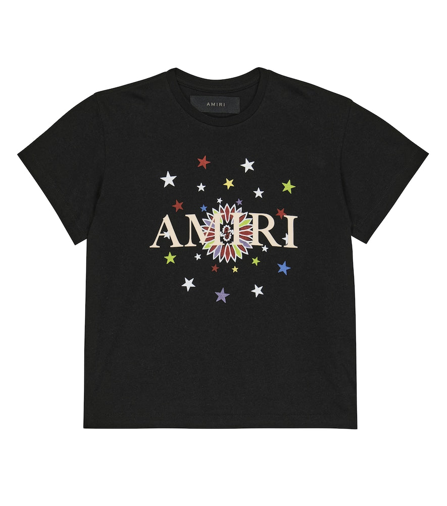 Printed cotton jersey T-shirt