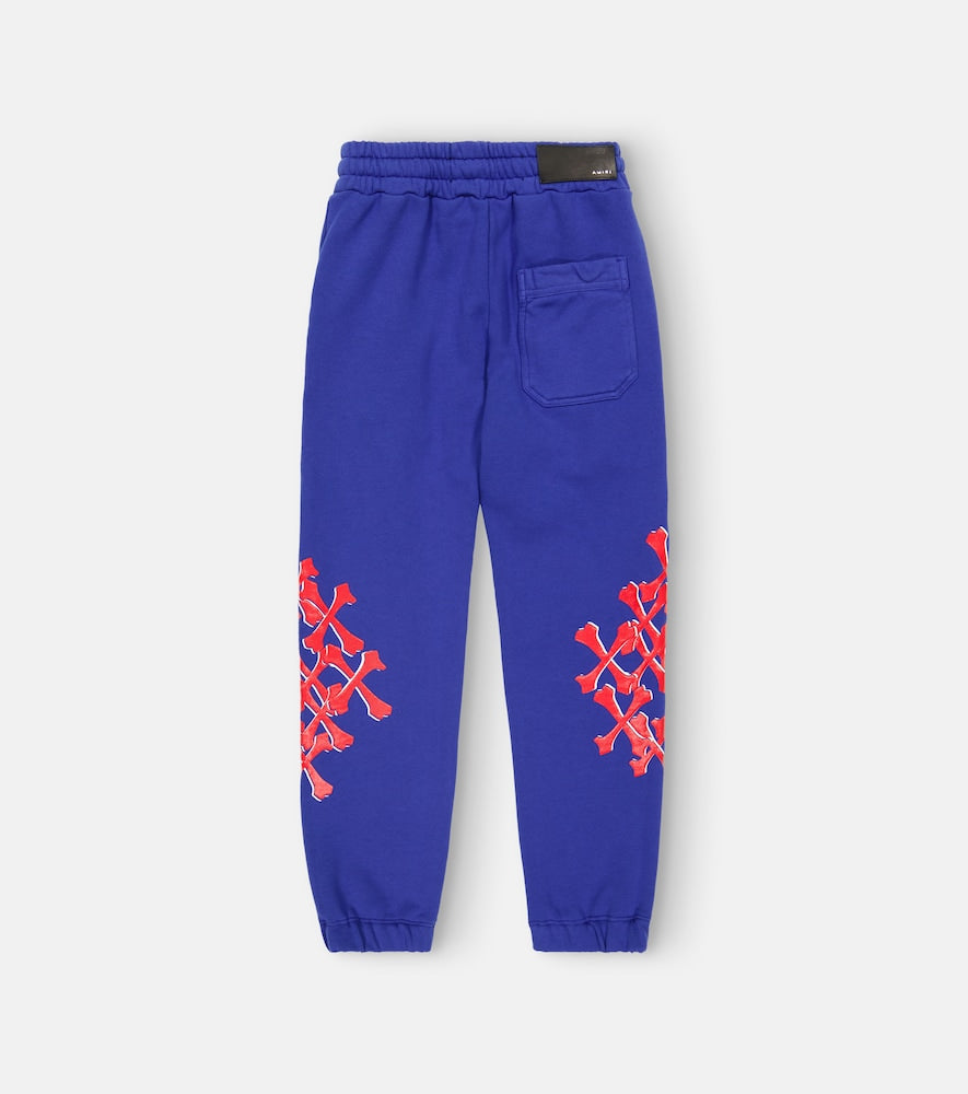 Printed cotton sweatpants