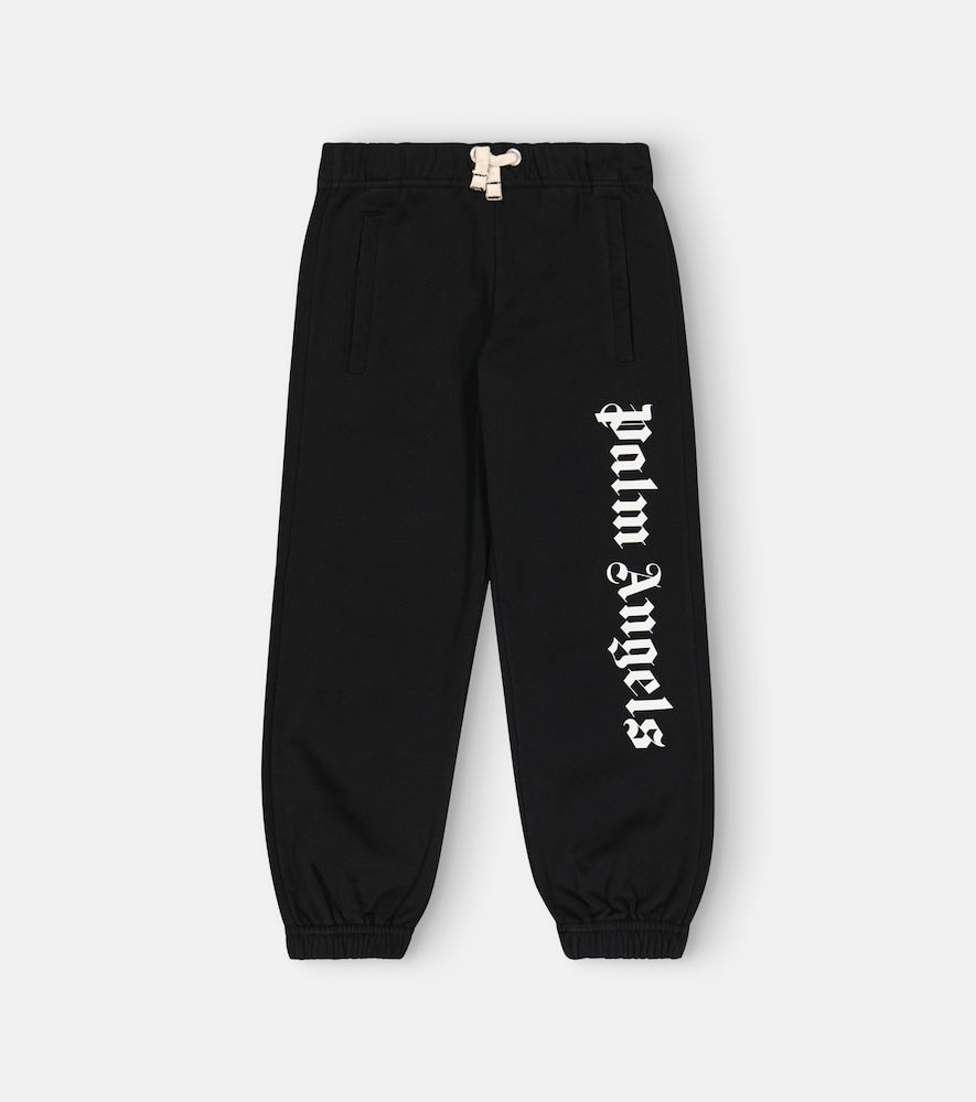 Logo cotton jersey sweatpants