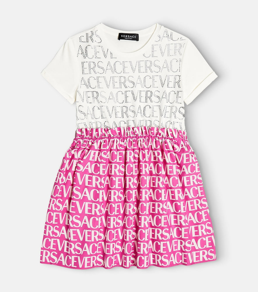 Logo cotton jersey T-shirt dress
