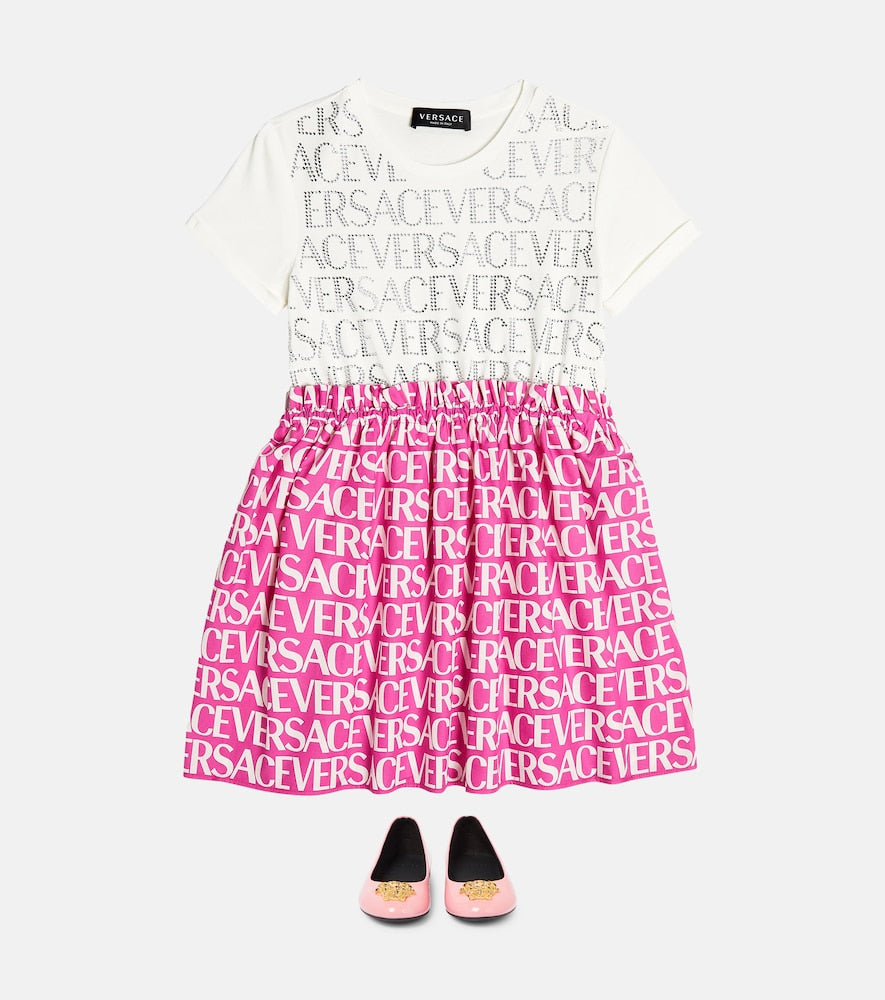 Logo cotton jersey T-shirt dress