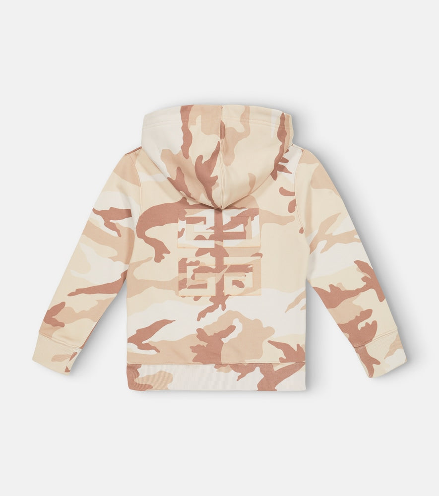 Camo-print hoodie