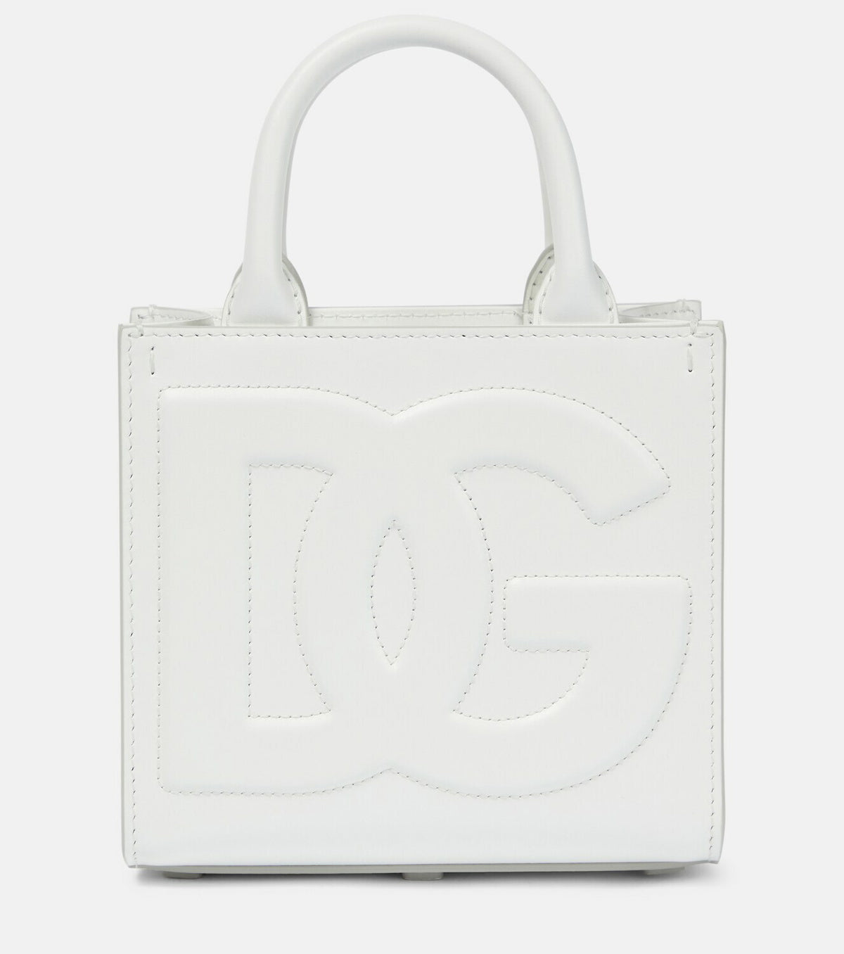 DG Logo Small leather tote bag