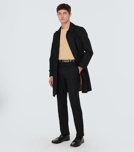 Embroidered cotton jersey T-shirt