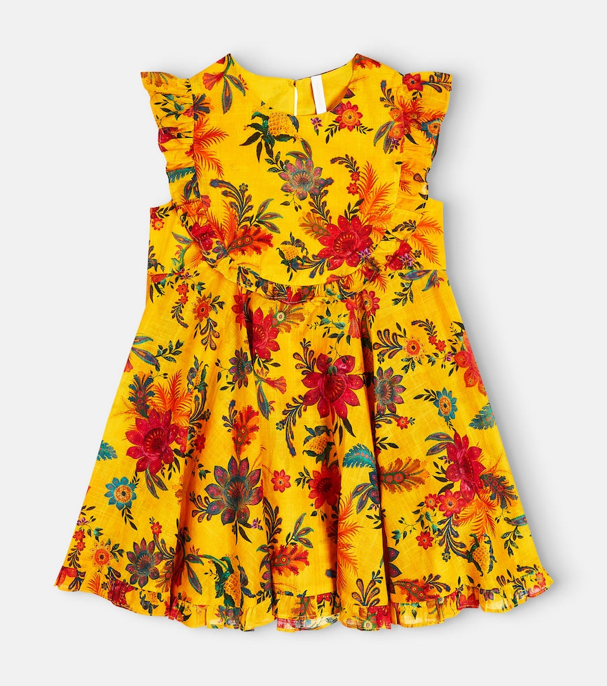 Ginger Tier floral cotton dress