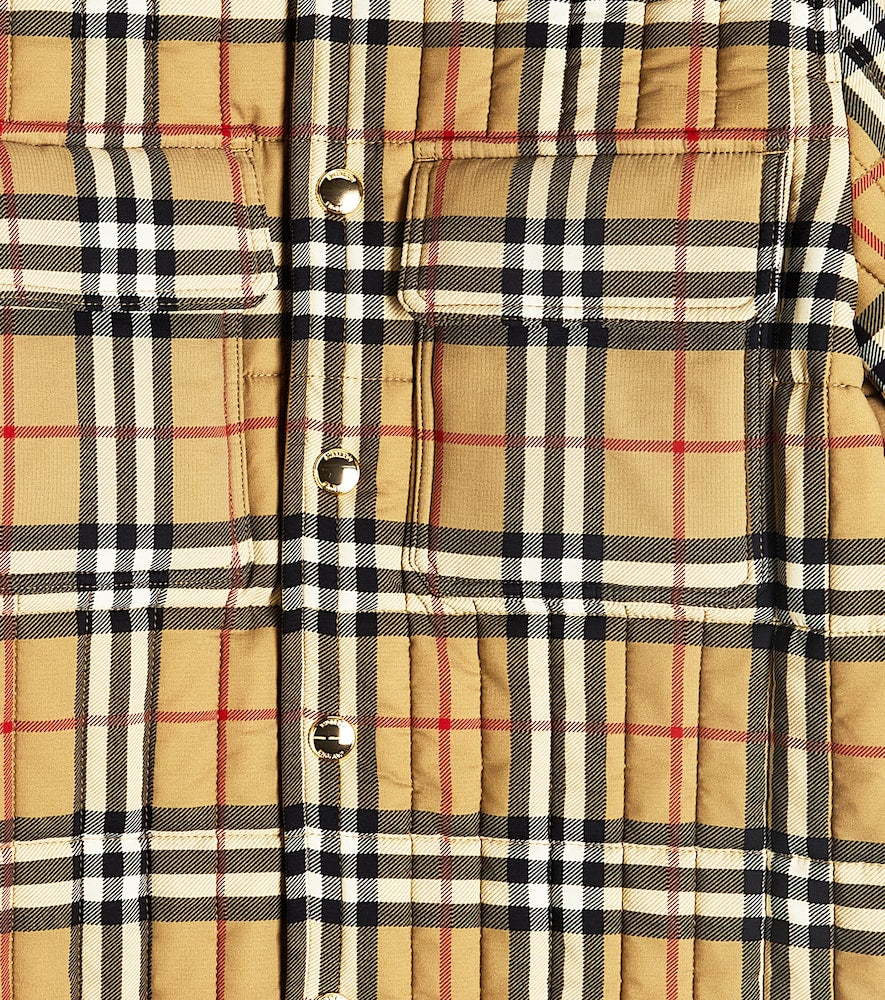 Check windbreaker jacket