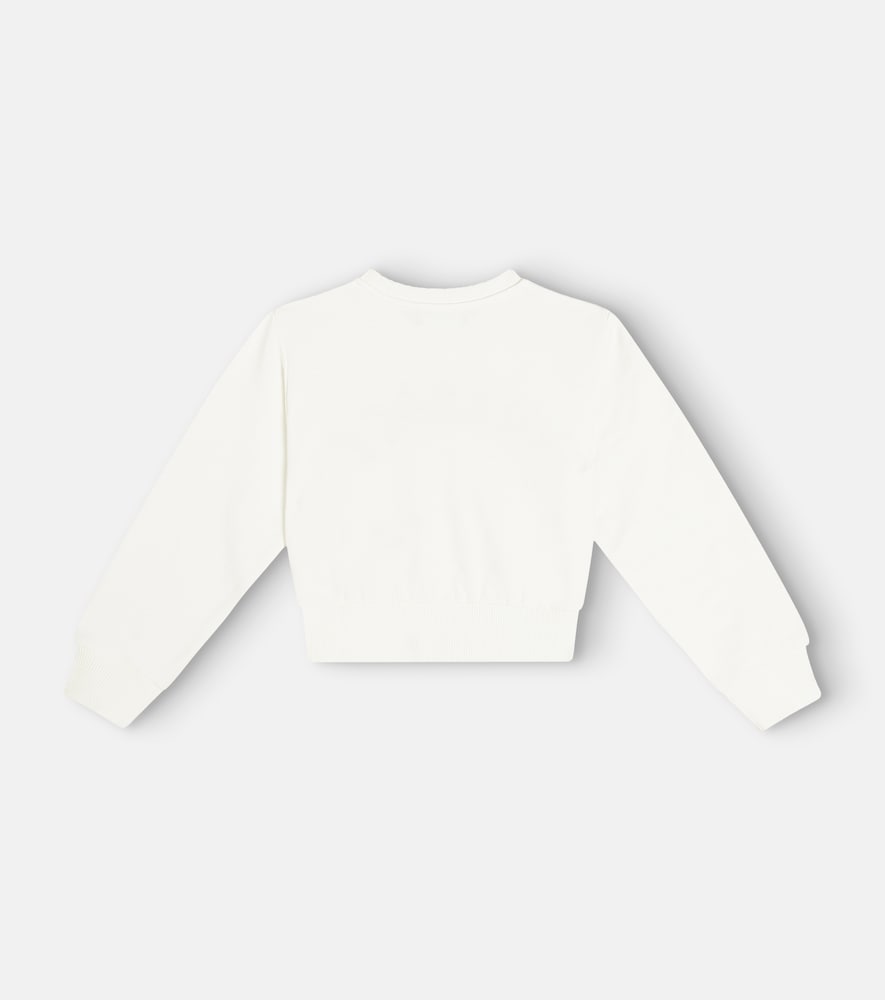 Versace Logo Kids cotton sweatshirt