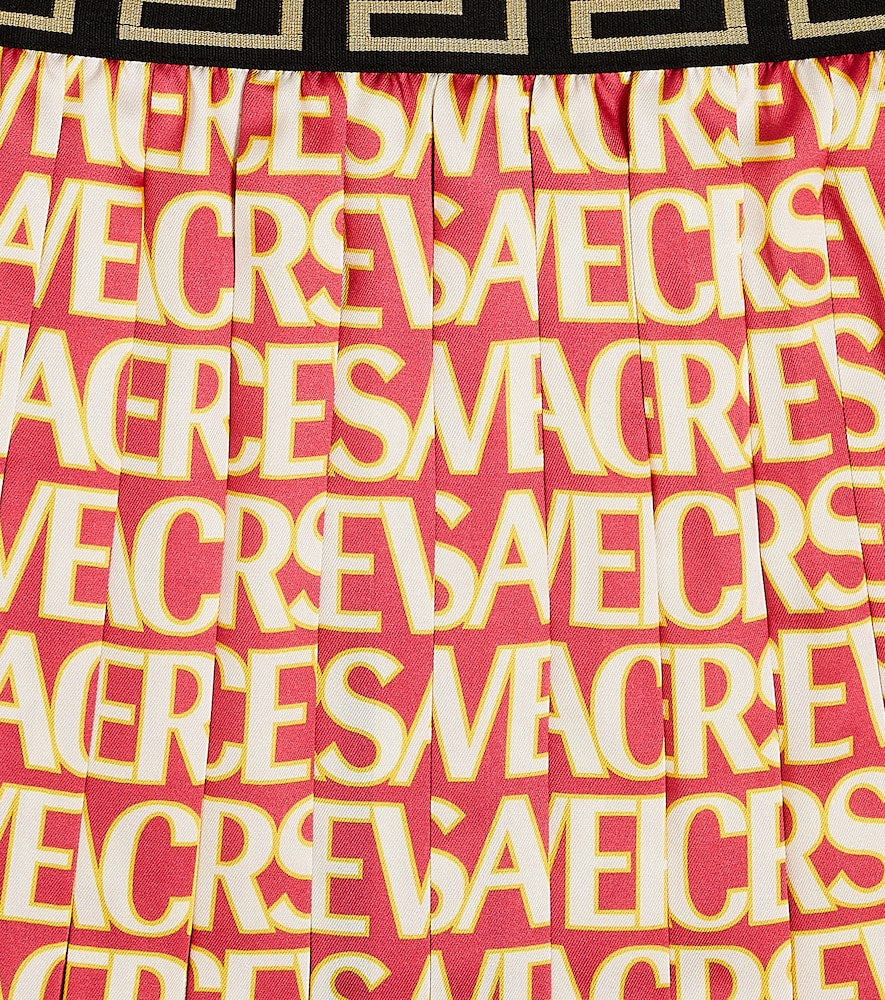 Versace Allover pleated skirt