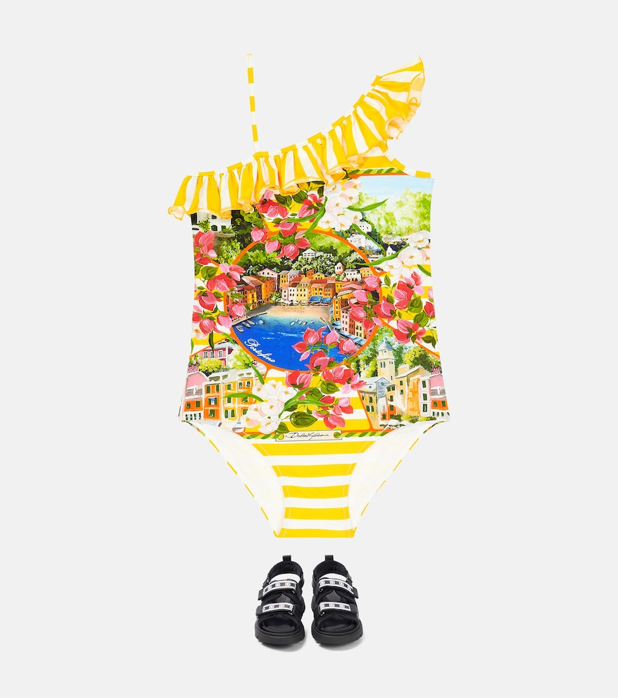 Portofino printed swimsuit