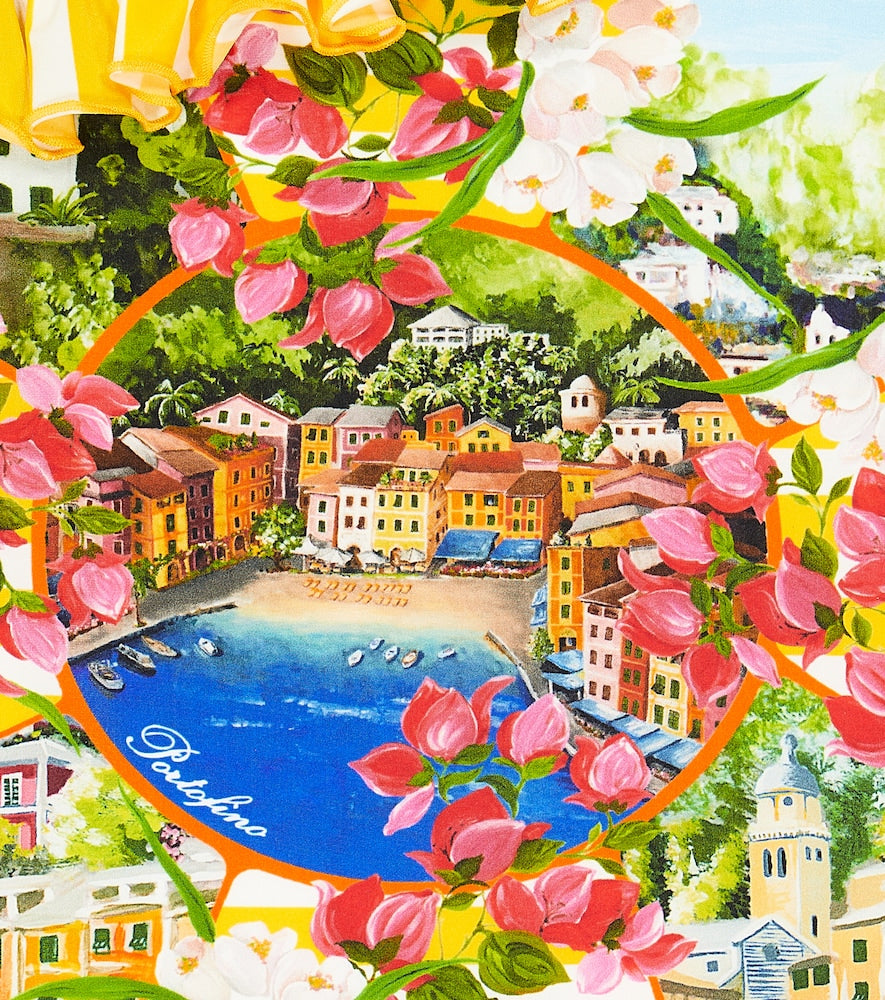Portofino printed swimsuit