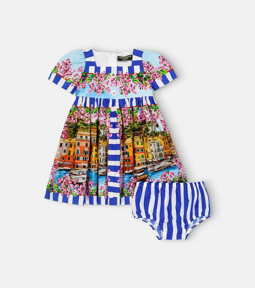 Baby Portofino dress and bloomers set