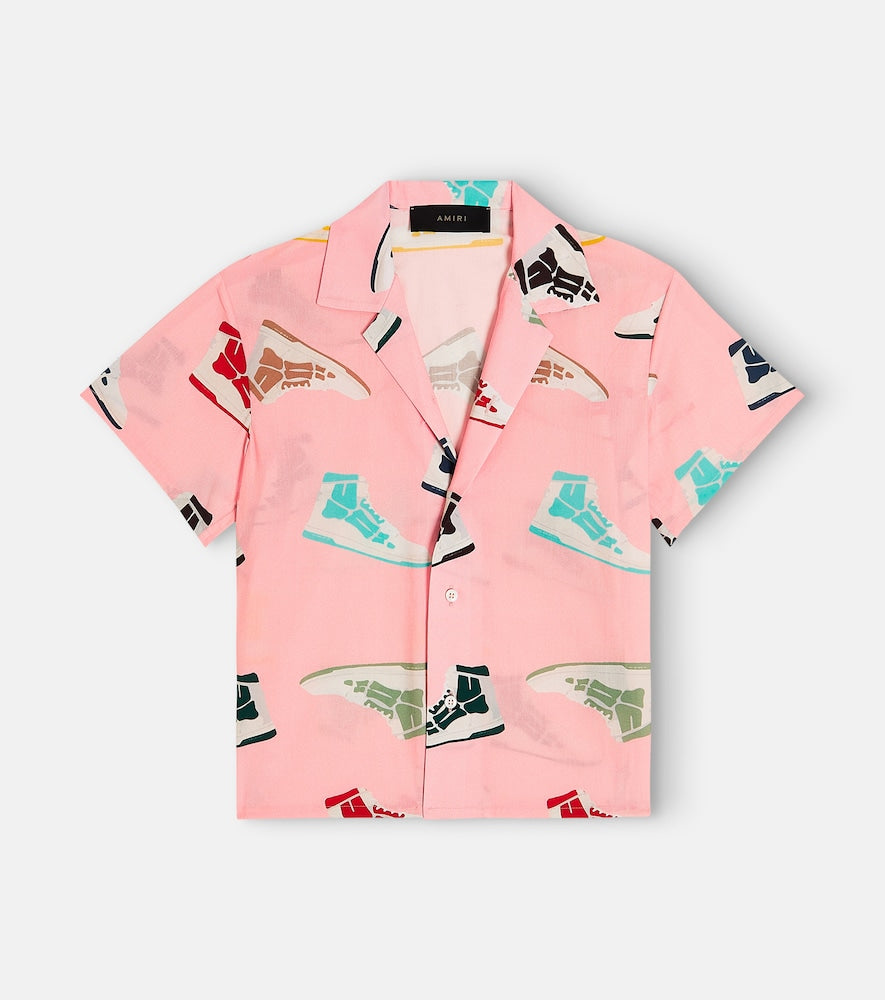 Skel Top printed cotton shirt