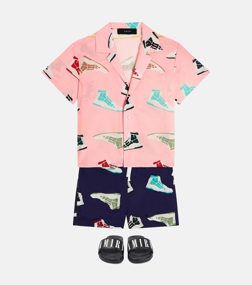 Skel Top printed cotton shirt