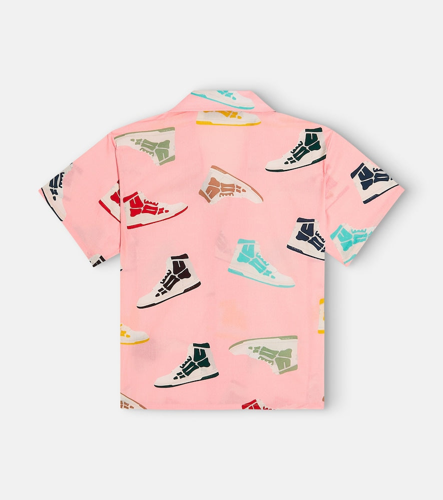 Skel Top printed cotton shirt