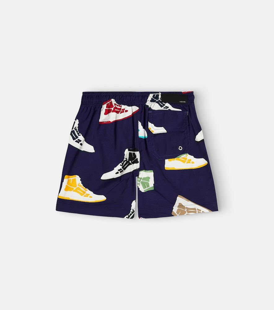 Skel Top printed swim trunks