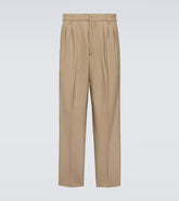 Virgin wool straight pants