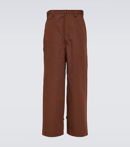 Cotton canvas pants