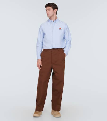 Cotton canvas pants