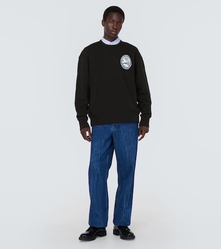 Logo cotton jersey sweatshirt