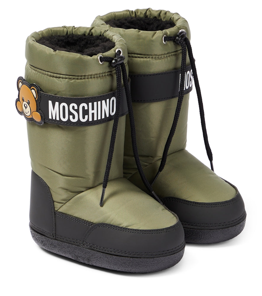 Logo snow boots