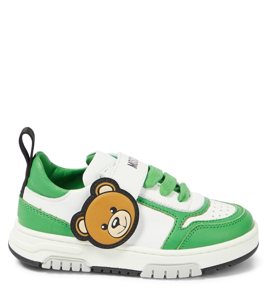 Teddy Bear leather sneakers
