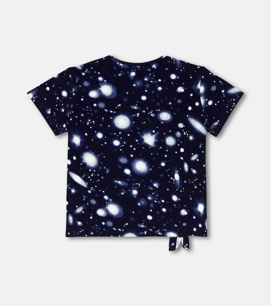 Medusa tie-detail T-shirt